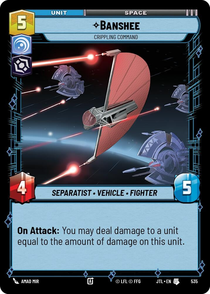Image for Banshee - Crippling Command (Foil) - Star Wars: Unlimited