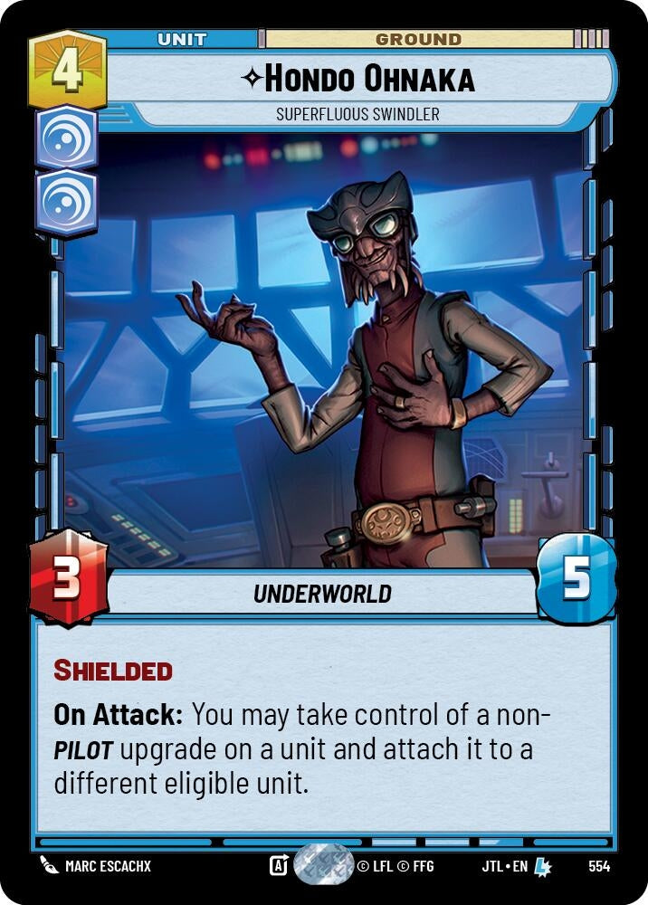 Image for Hondo Ohnaka - Superfluous Swindler (Foil) - Star Wars: Unlimited