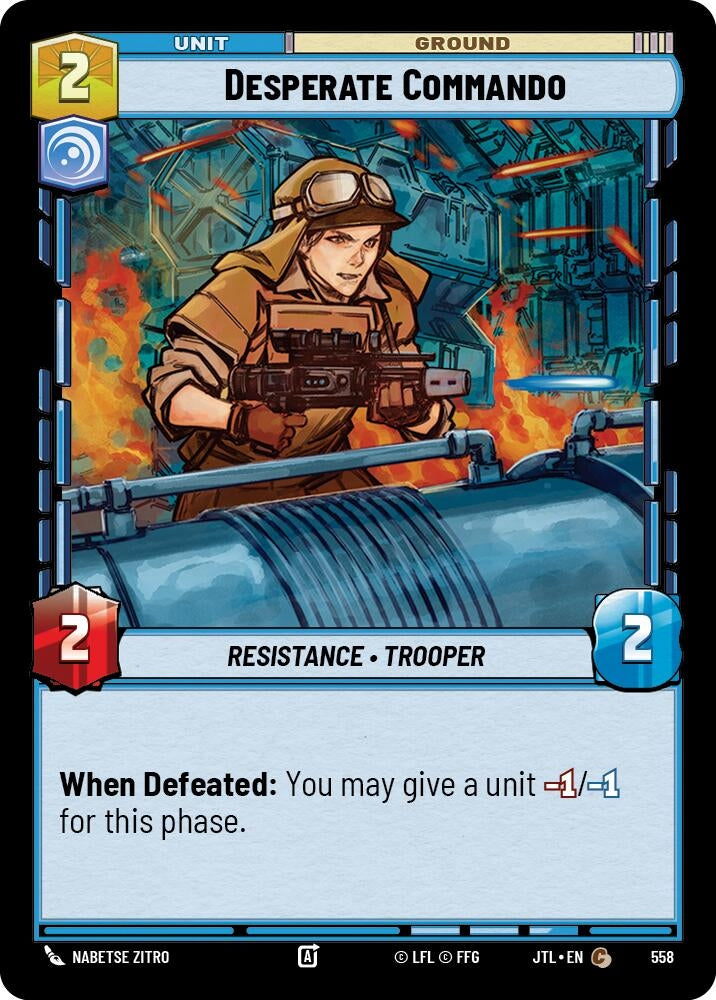 Image for Desperate Commando (Foil) - Star Wars: Unlimited