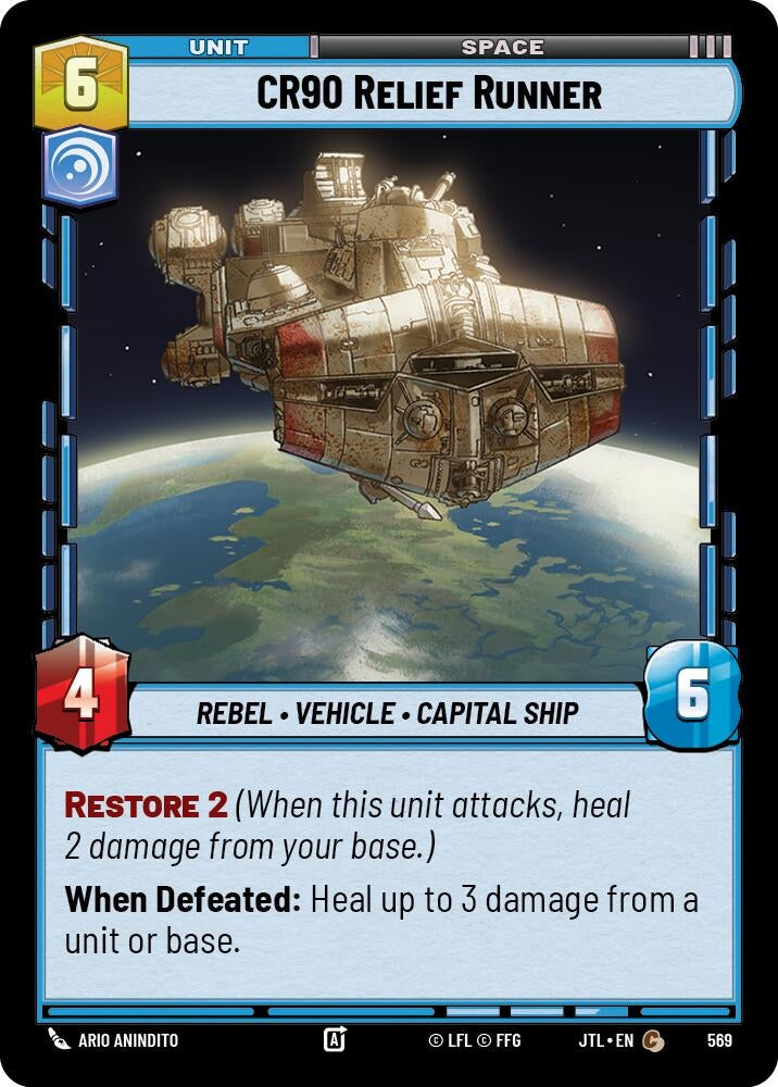 Image for CR90 Relief Runner (Foil) - Star Wars: Unlimited