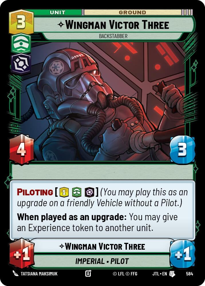 Image for Wingman Victor Three - Backstabber (Foil) - Star Wars: Unlimited