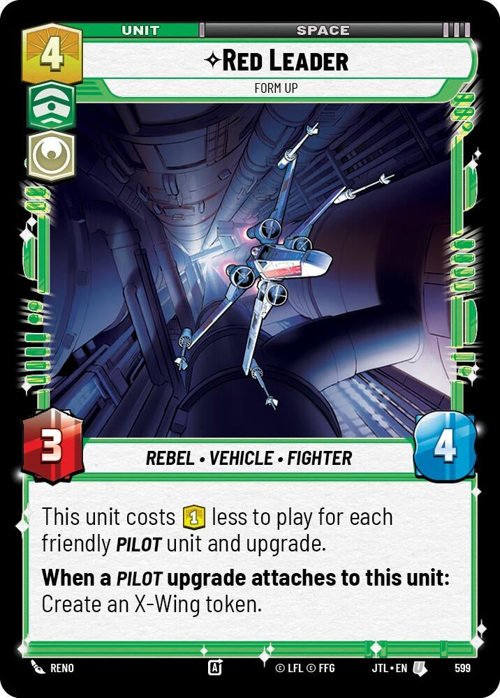 Image for Red Leader - Form Up (Foil) - Star Wars: Unlimited