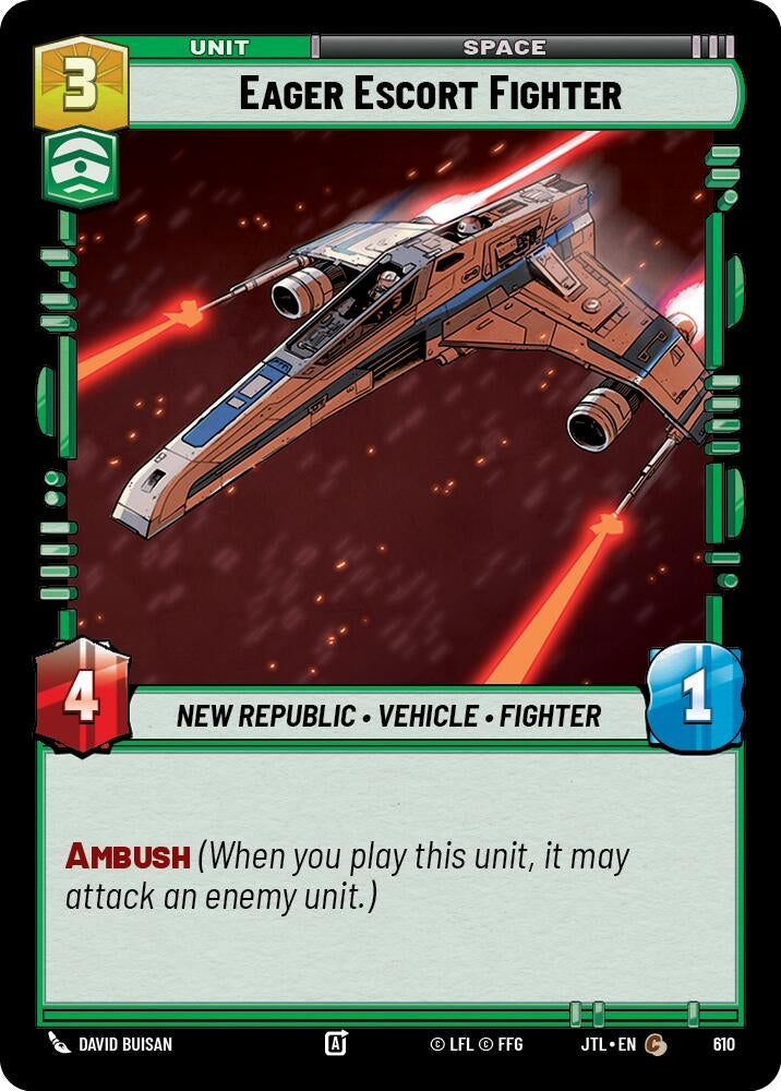 Image for Eager Escort Fighter (Foil) - Star Wars: Unlimited