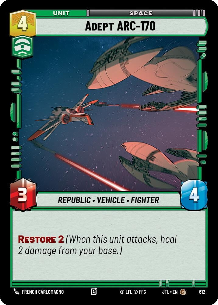 Image for Adept ARC-170 (Foil) - Star Wars: Unlimited