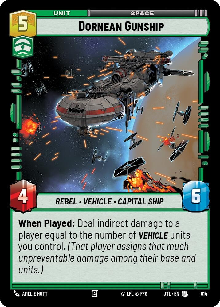 Image for Dornean Gunship (Foil) - Star Wars: Unlimited