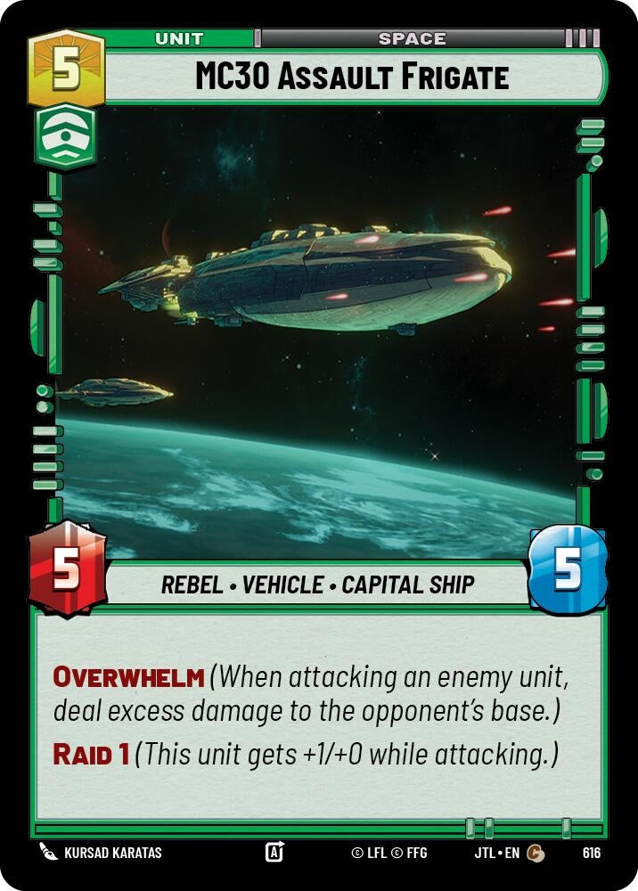 Image for MC30 Assault Frigate (Foil) - Star Wars: Unlimited