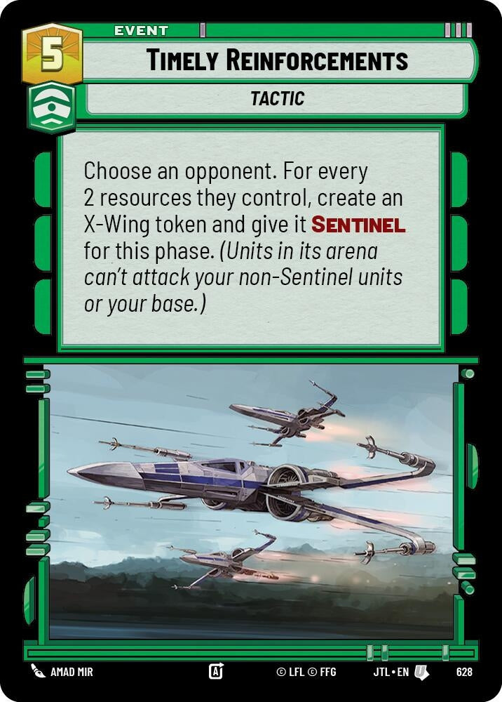 Image for Timely Reinforcements (Foil) - Star Wars: Unlimited