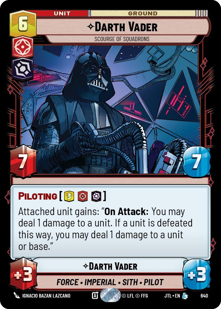 Image for Darth Vader - Scourge of Squadrons (Foil) - Star Wars: Unlimited