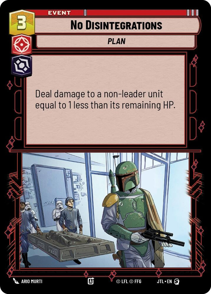 Image for No Disintegrations (Foil) - Star Wars: Unlimited