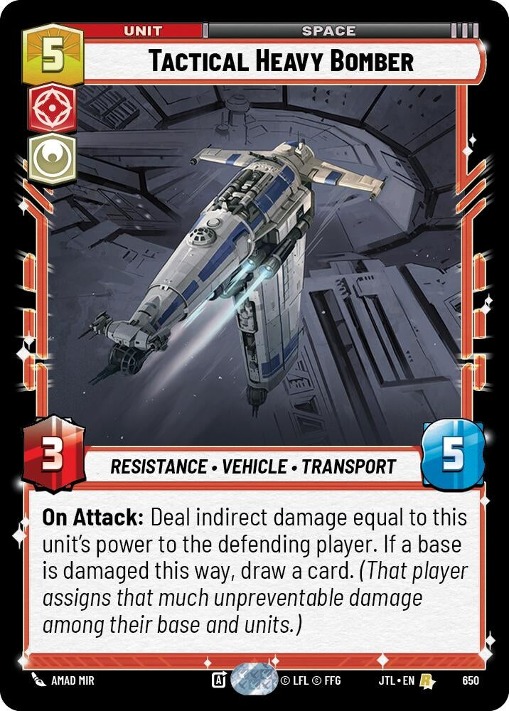 Image for Tactical Heavy Bomber (Foil) - Star Wars: Unlimited