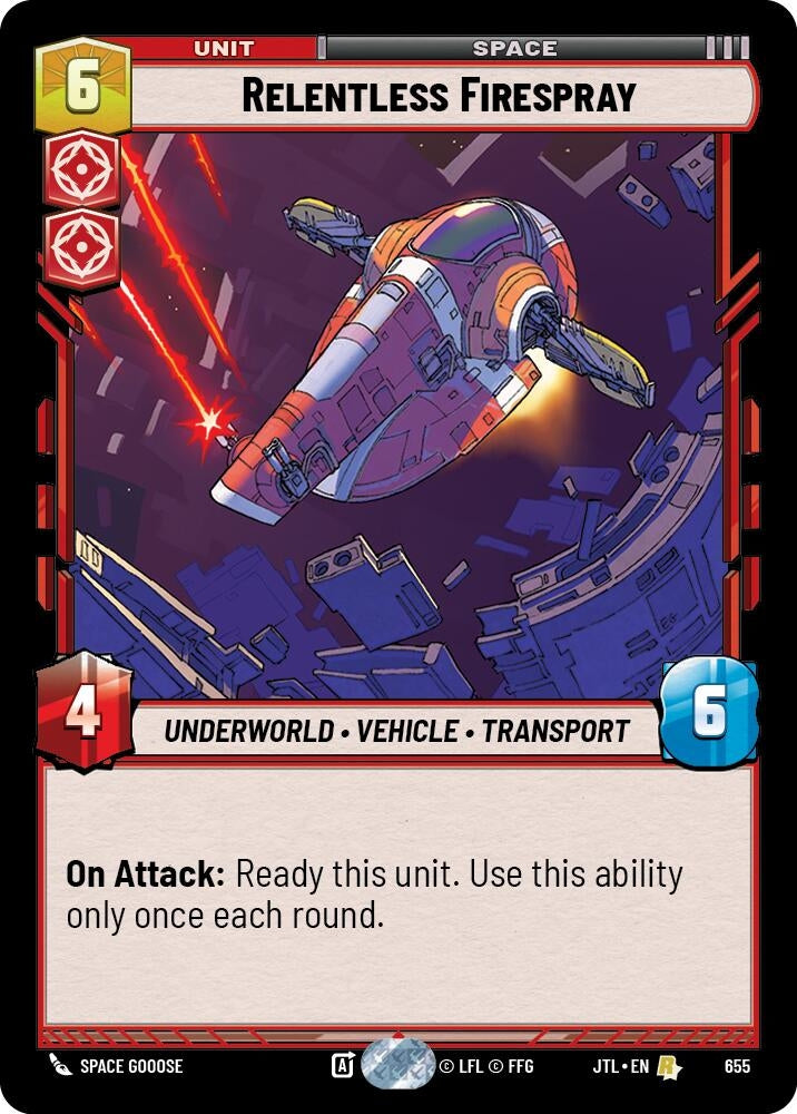 Image for Relentless Firespray (Foil) - Star Wars: Unlimited