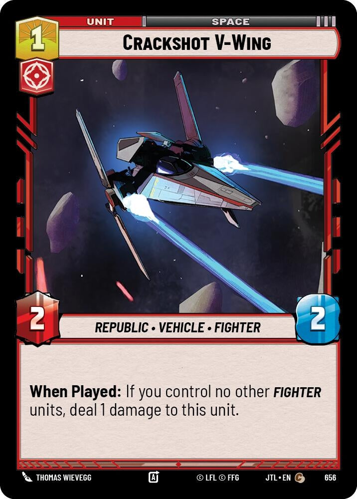 Image for Crackshot V-Wing (Foil) - Star Wars: Unlimited