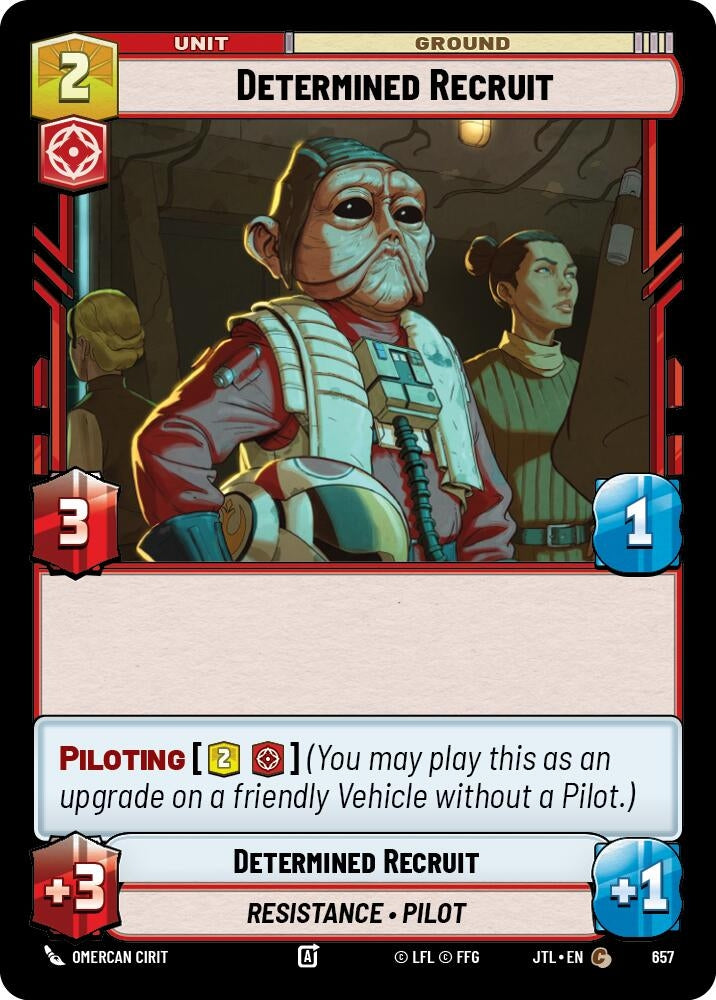 Image for Determined Recruit (Foil) - Star Wars: Unlimited