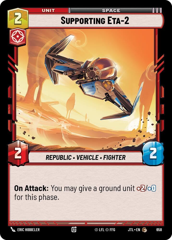 Image for Supporting Eta-2 (Foil) - Star Wars: Unlimited