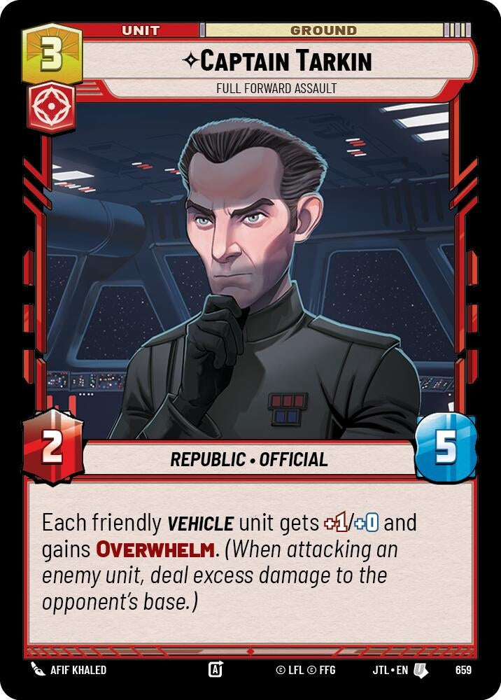 Image for Captain Tarkin - Full Forward Assault (Foil) - Star Wars: Unlimited