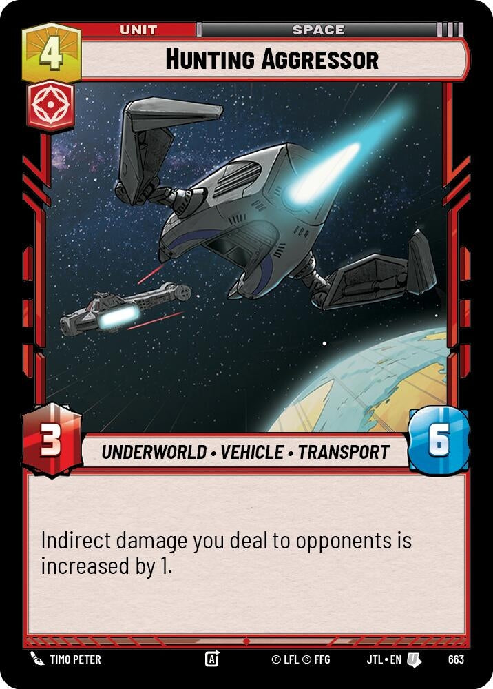 Image for Hunting Aggressor (Foil) - Star Wars: Unlimited