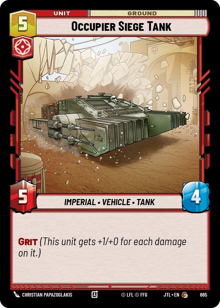 Image for Occupier Siege Tank (Foil) - Star Wars: Unlimited