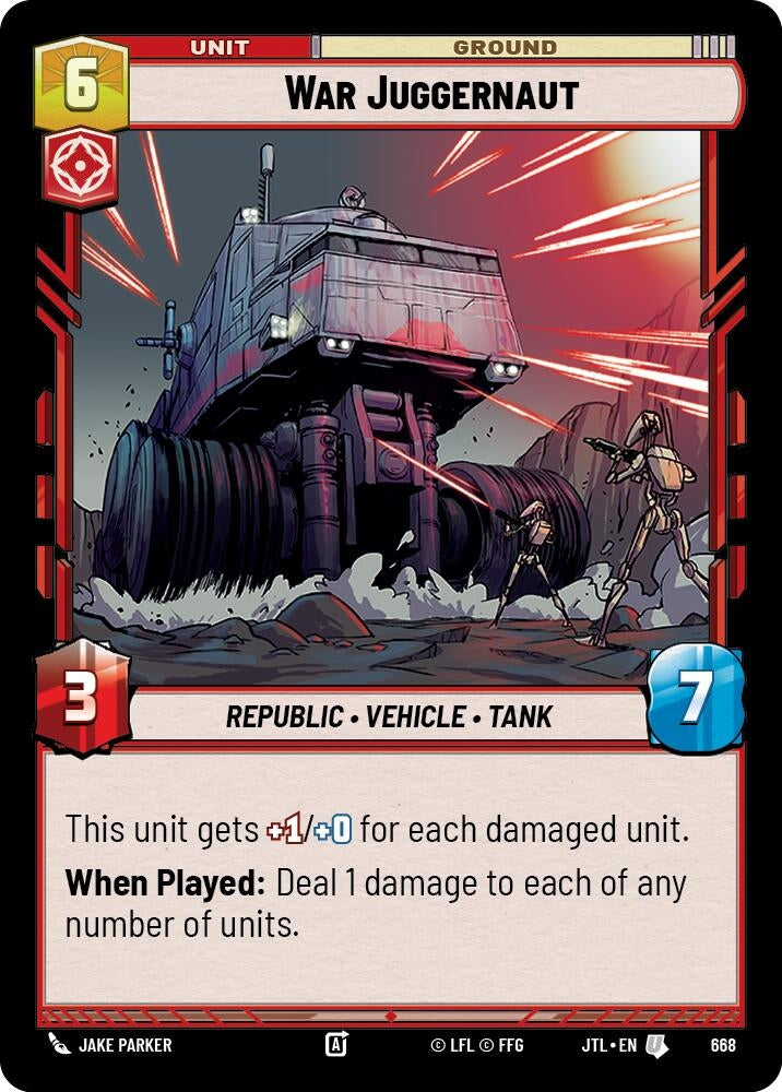Image for War Juggernaut (Foil) - Star Wars: Unlimited