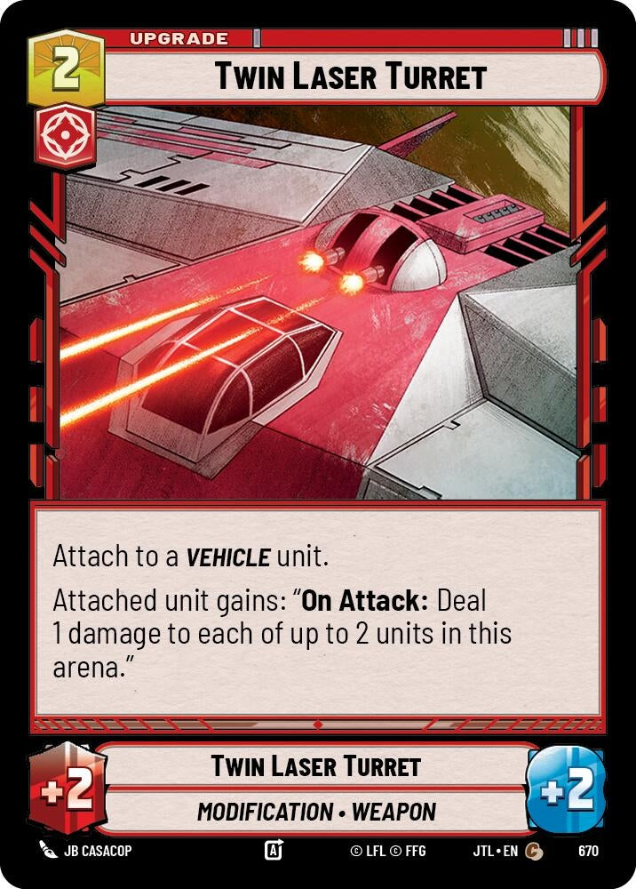Image for Twin Laser Turret (Foil) - Star Wars: Unlimited