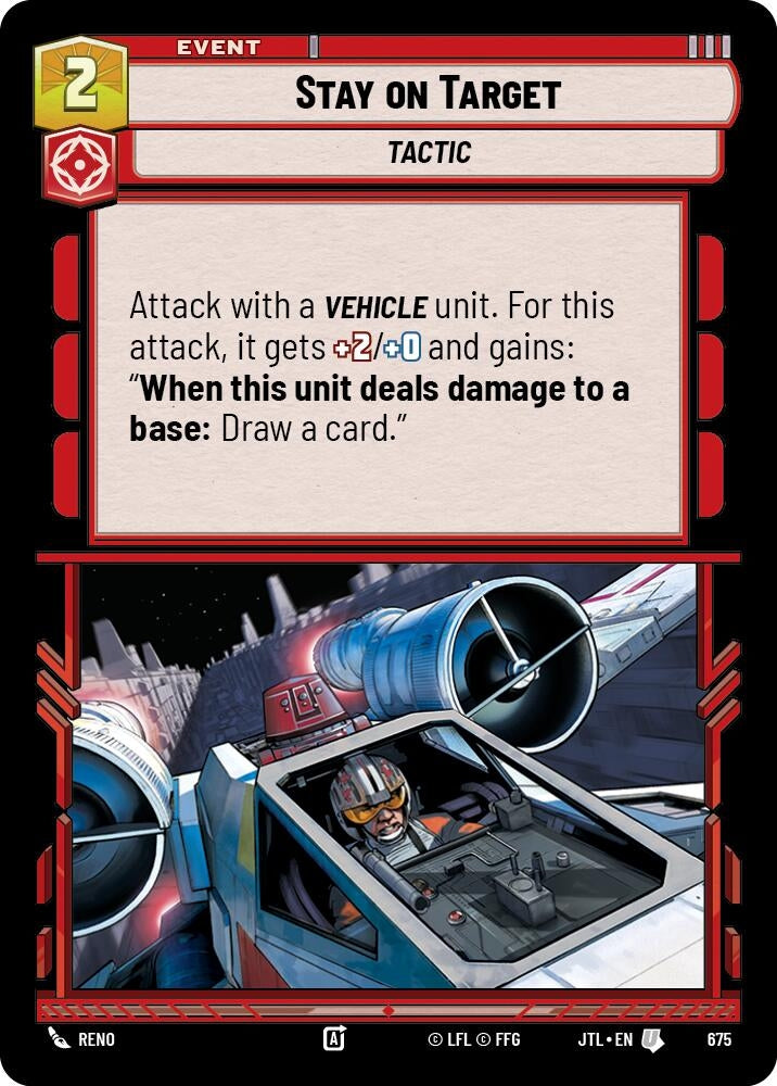 Image for Stay on Target (Foil) - Star Wars: Unlimited