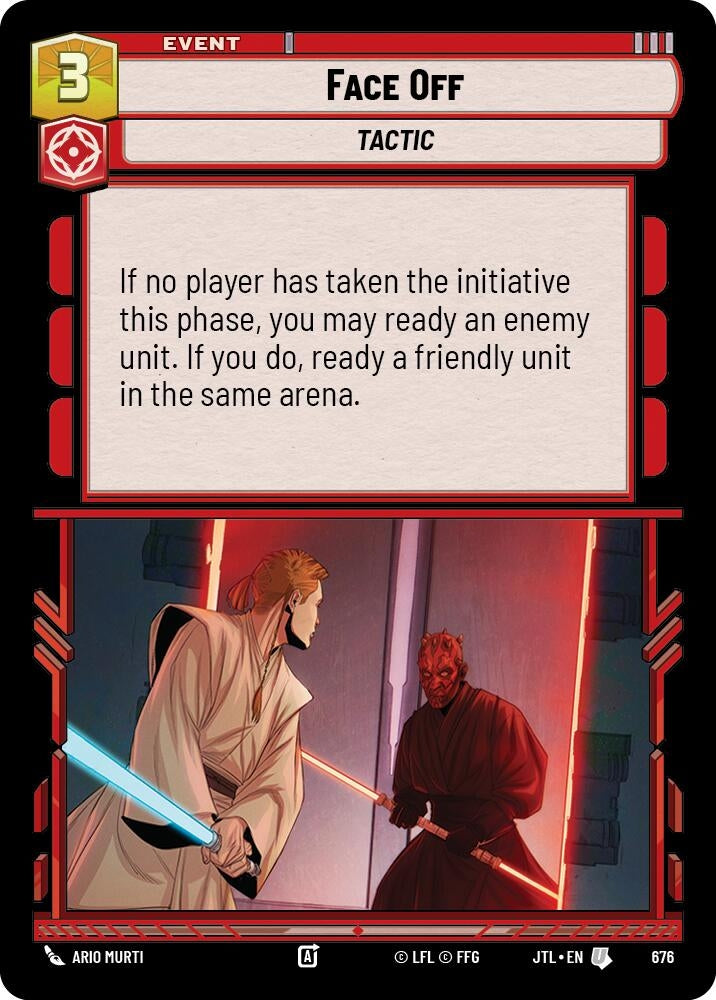 Image for Face Off (Foil) - Star Wars: Unlimited