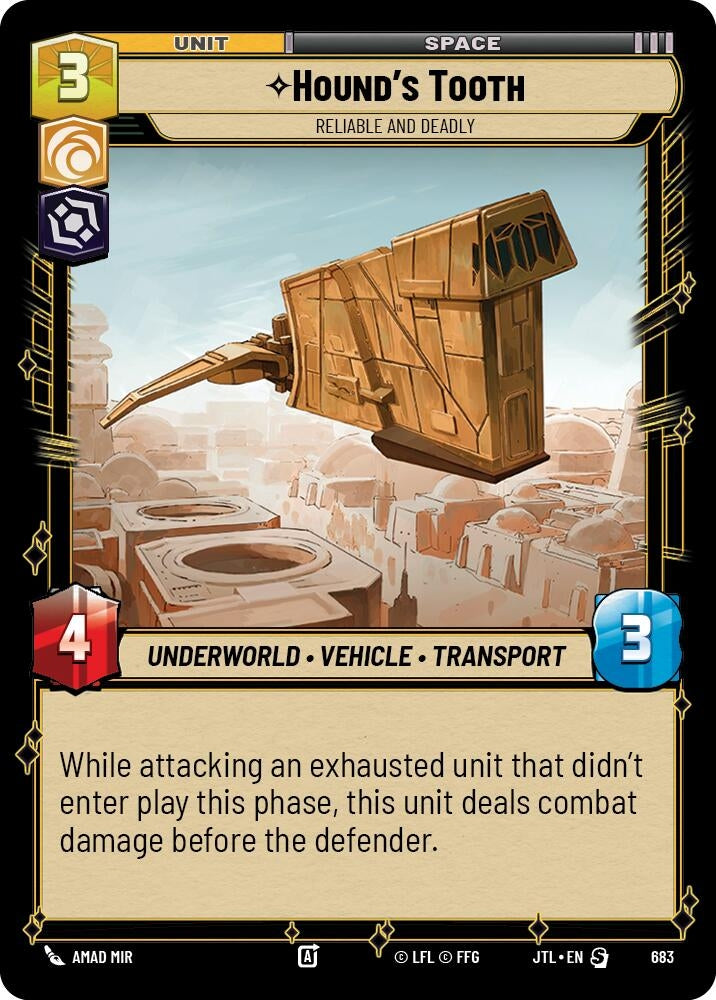 Image for Hound's Tooth - Reliable and Deadly (Foil) - Star Wars: Unlimited