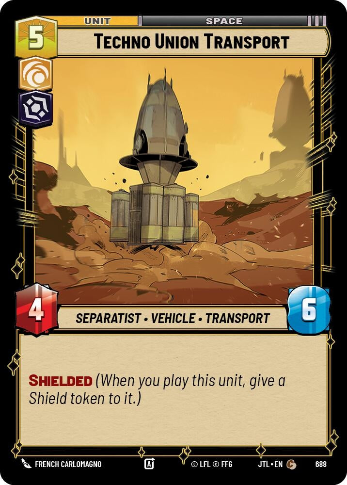 Image for Techno Union Transport (Foil) - Star Wars: Unlimited