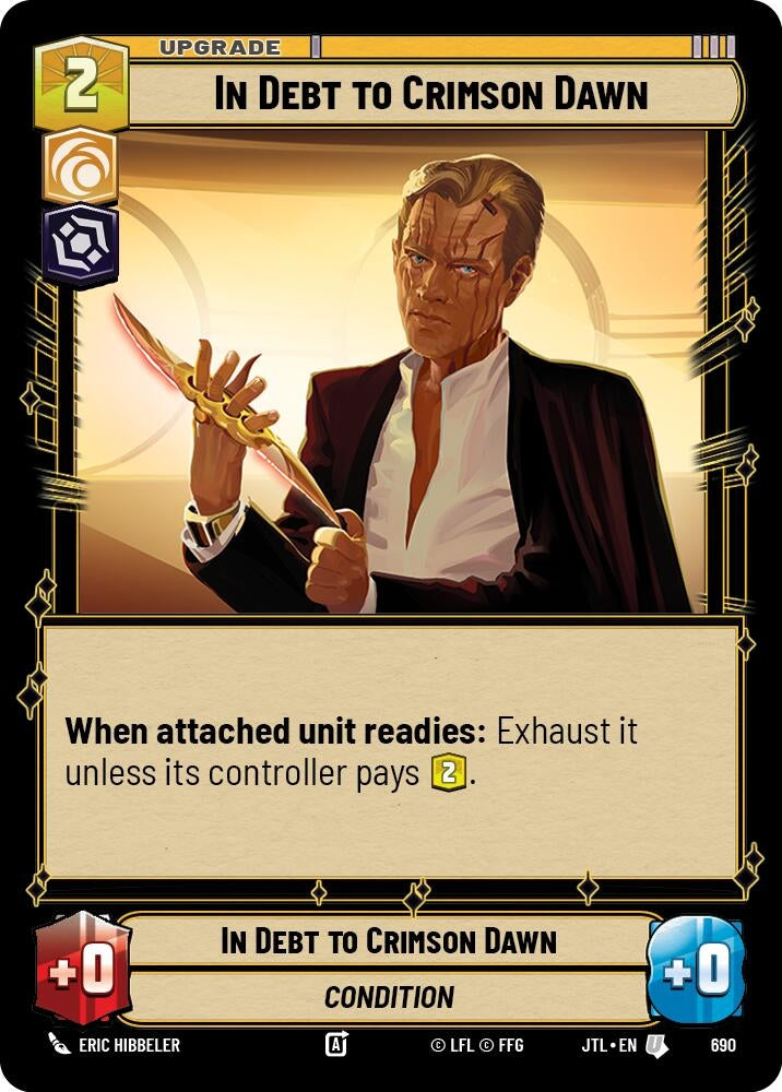 Image for In Debt to Crimson Dawn (Foil) - Star Wars: Unlimited