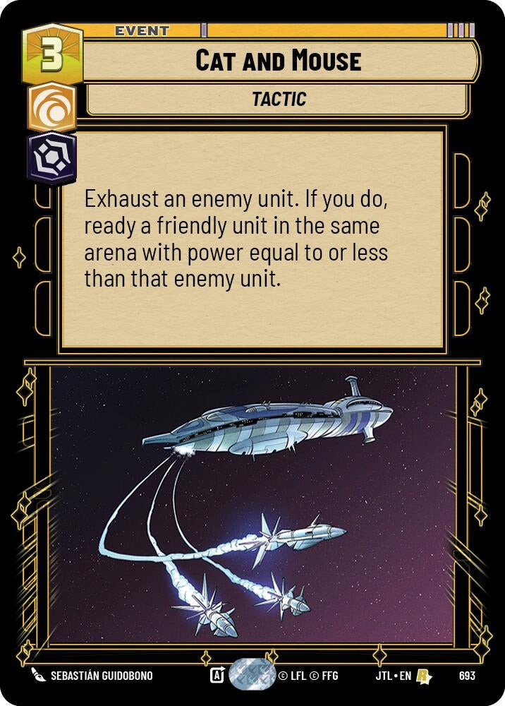 Image for Cat and Mouse (Foil) - Star Wars: Unlimited