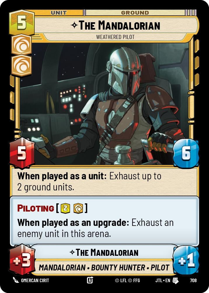 Image for The Mandalorian - Weathered Pilot (Foil) - Star Wars: Unlimited