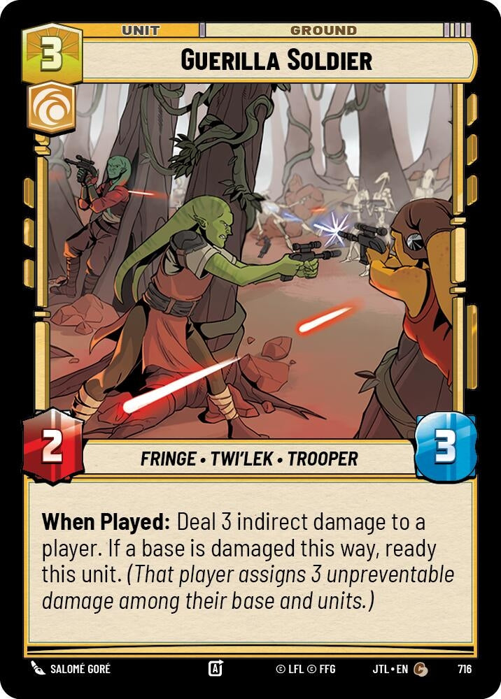 Image for Guerilla Soldier (Foil) - Star Wars: Unlimited