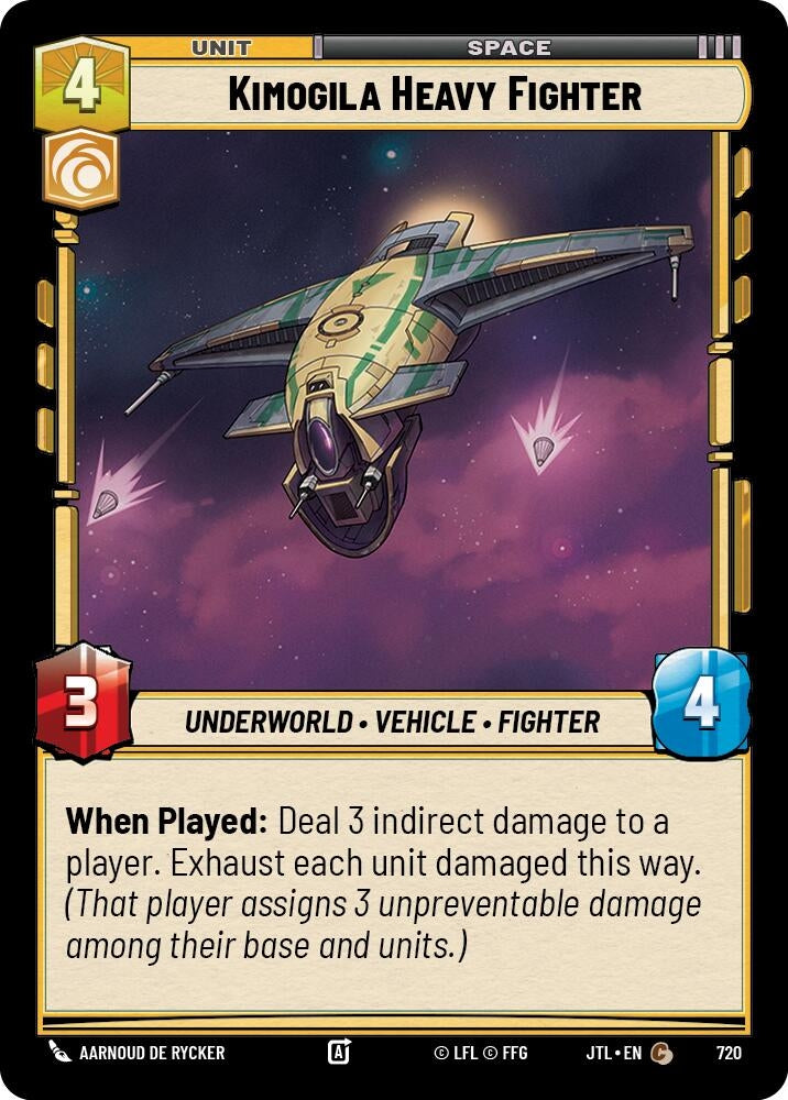 Image for Kimogila Heavy Fighter (Foil) - Star Wars: Unlimited