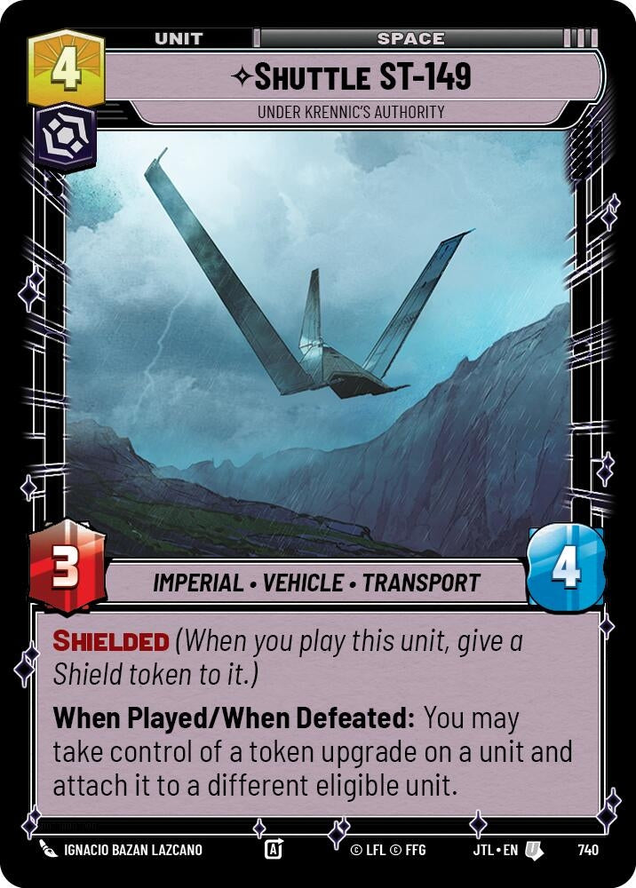 Image for Shuttle ST-149 - Under Krennic's Authority (Foil) - Star Wars: Unlimited