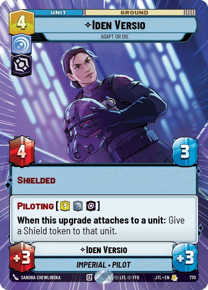 Image for Iden Versio - Adapt or Die (Hyperspace Foil) - Star Wars: Unlimited