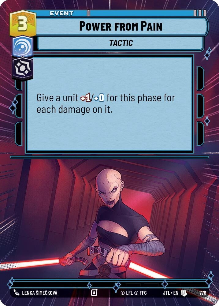 Image for Power from Pain (Hyperspace Foil) - Star Wars: Unlimited
