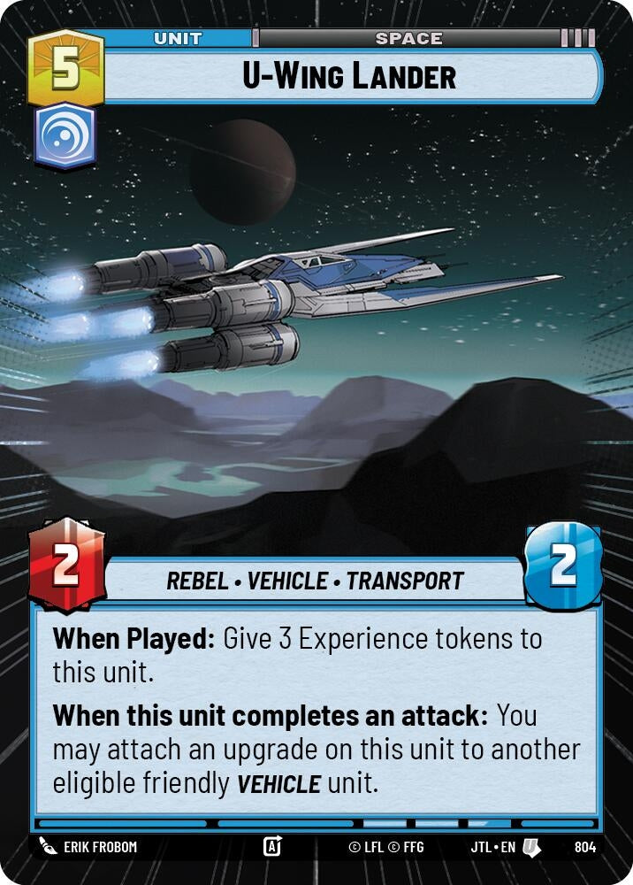 Image for U-Wing Lander (Hyperspace Foil) - Star Wars: Unlimited