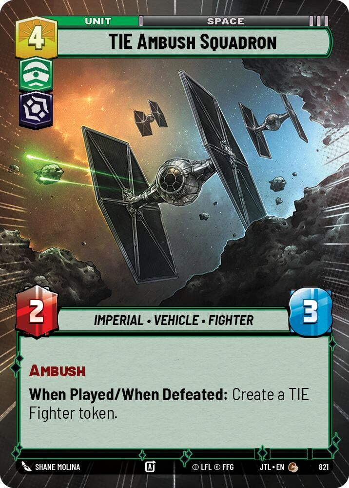 Image for TIE Ambush Squadron (Hyperspace Foil) - Star Wars: Unlimited