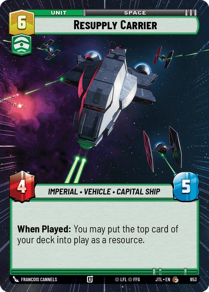 Image for Resupply Carrier (Hyperspace Foil) - Star Wars: Unlimited