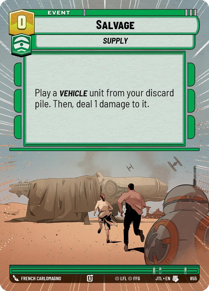 Image for Salvage (Hyperspace Foil) - Star Wars: Unlimited