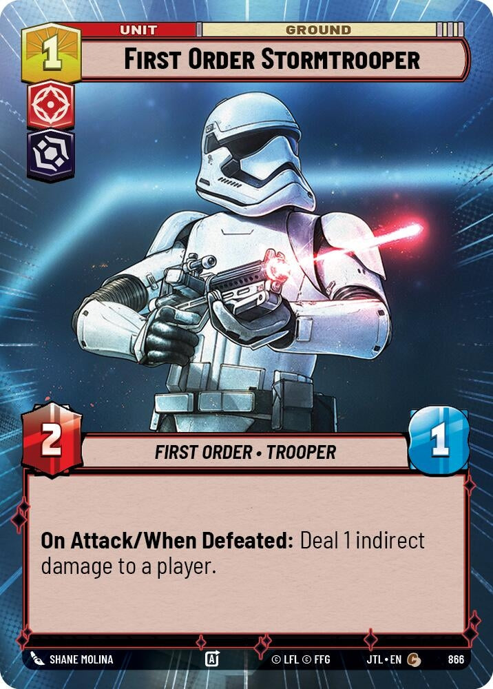 Image for First Order Stormtrooper (Hyperspace Foil) - Star Wars: Unlimited