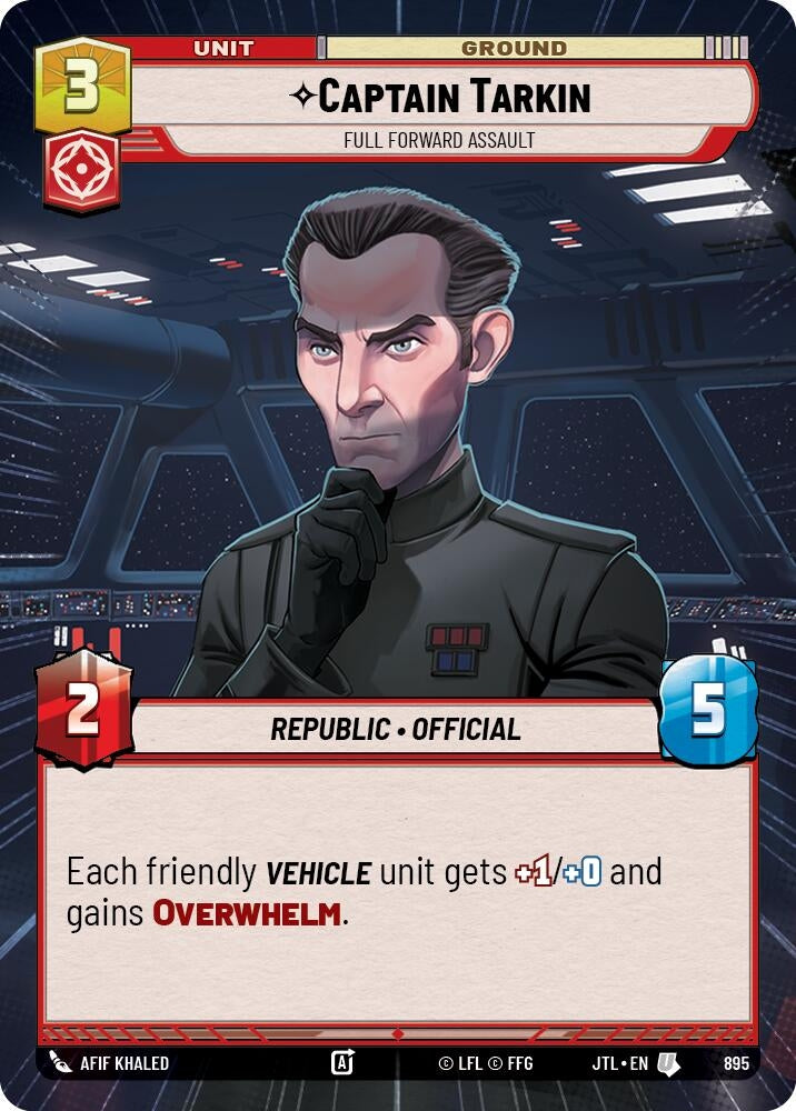 Image for Captain Tarkin - Full Forward Assault (Hyperspace Foil) - Star Wars: Unlimited