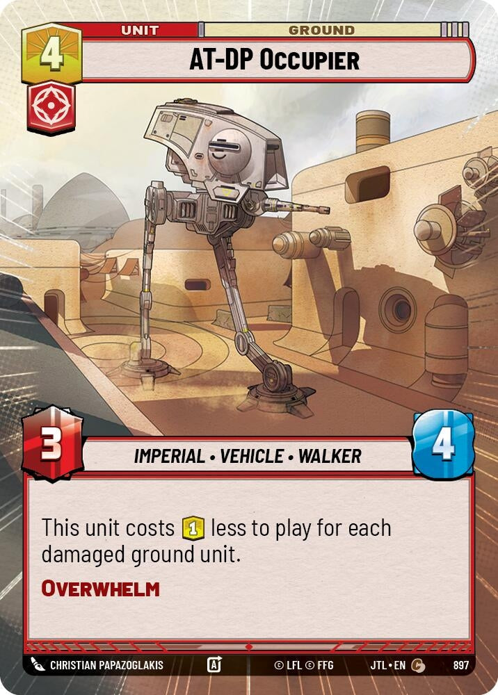 Image for AT-DP Occupier (Hyperspace Foil) - Star Wars: Unlimited