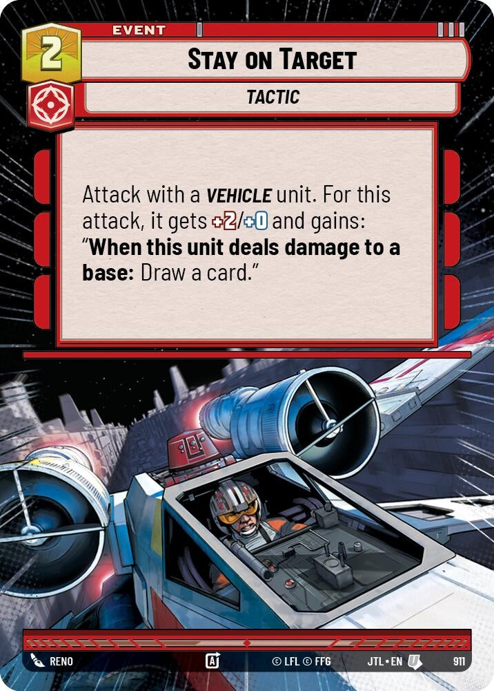 Image for Stay on Target (Hyperspace Foil) - Star Wars: Unlimited