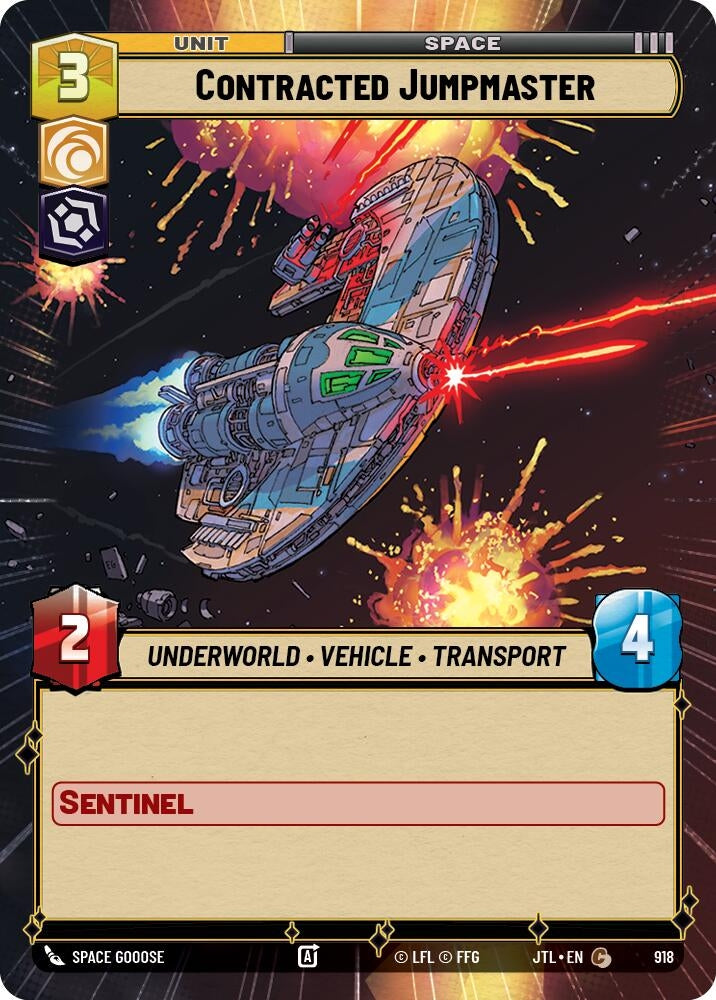 Image for Contracted Jumpmaster (Hyperspace Foil) - Star Wars: Unlimited