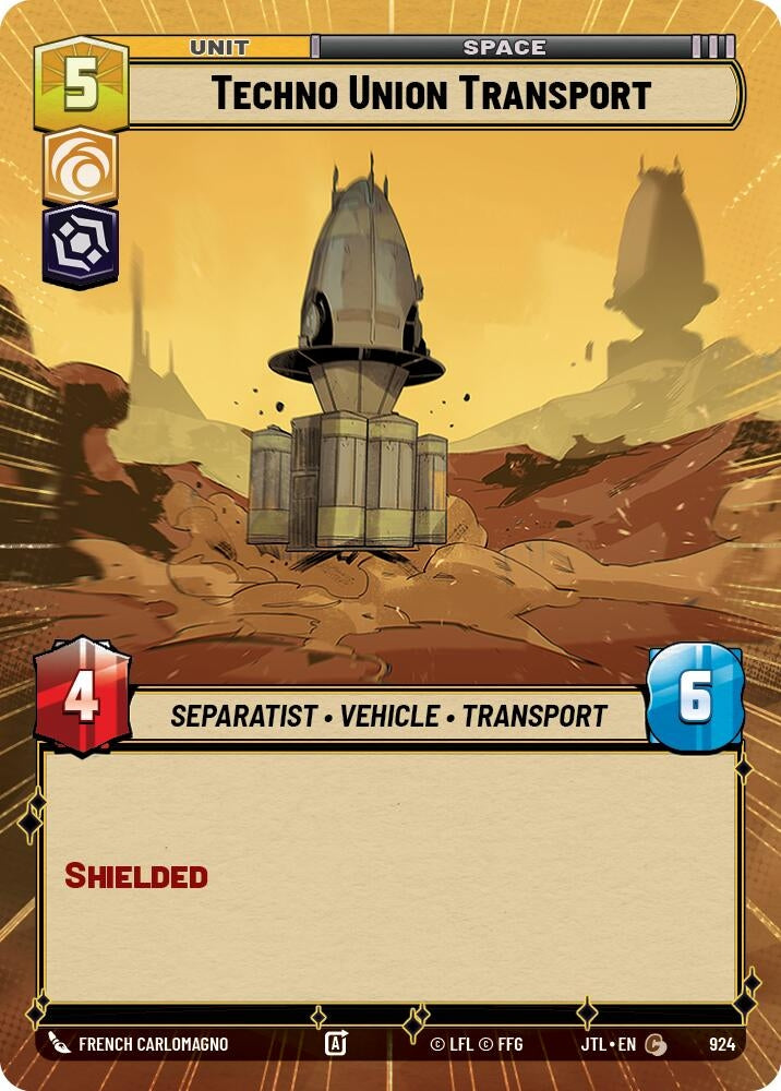 Image for Techno Union Transport (Hyperspace Foil) - Star Wars: Unlimited