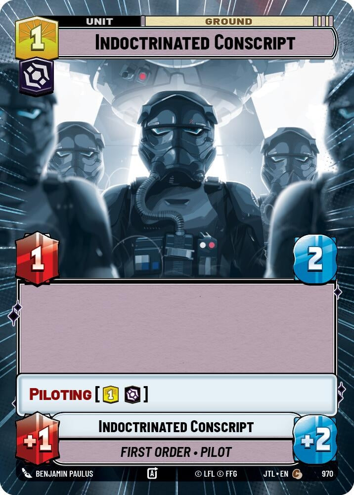 Image for Indoctrinated Conscript (Hyperspace Foil) - Star Wars: Unlimited