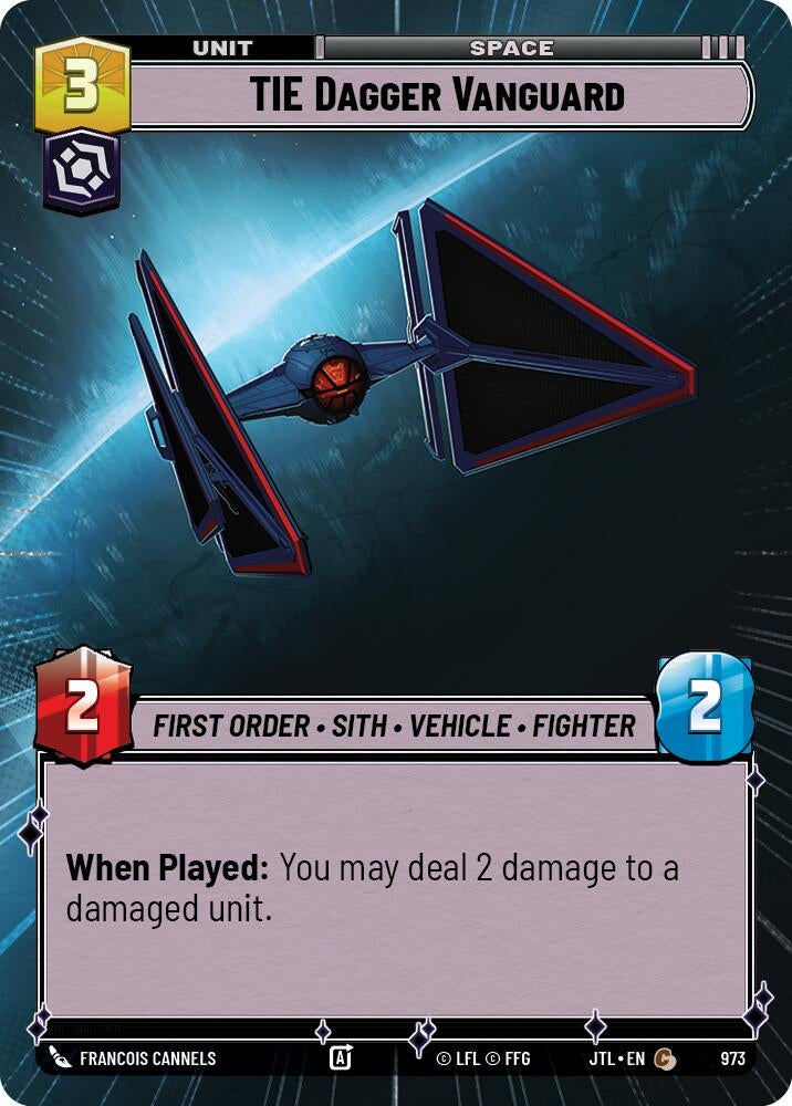 Image for TIE Dagger Vanguard (Hyperspace Foil) - Star Wars: Unlimited