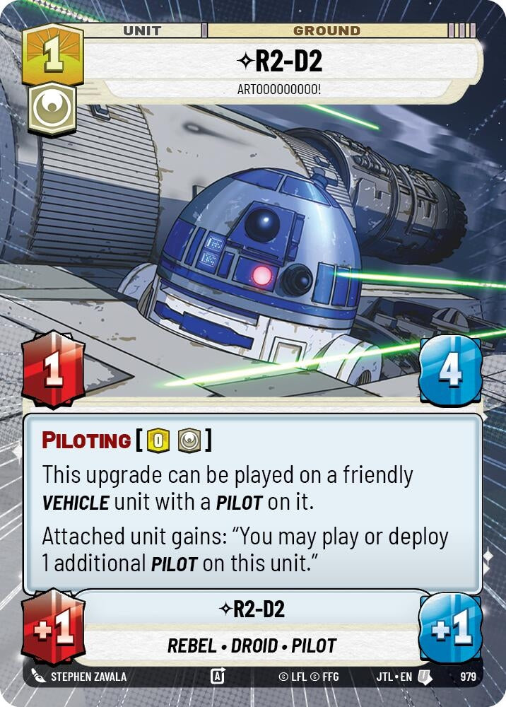 Image for R2-D2 - Artooooooooo! (Hyperspace Foil) - Star Wars: Unlimited