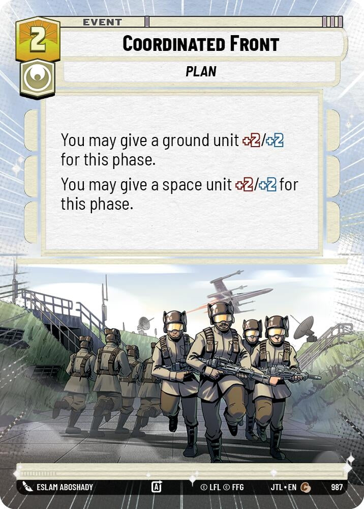 Image for Coordinated Front (Hyperspace Foil) - Star Wars: Unlimited