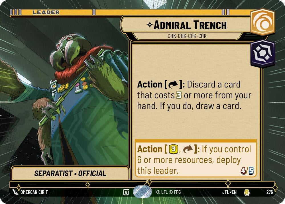 Image for Admiral Trench - Chk-chk-chk-chk (Hyperspace) - Star Wars: Unlimited